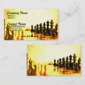 Schachbrett-Visitenkarte Visitenkarte (Vorne/Hinten)