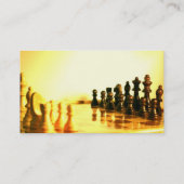 Schachbrett-Visitenkarte Visitenkarte (Rückseite)