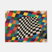 Schachbrett von Wassily Kandinsky Fußmatte (Vorderseite)