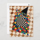 Schachbrett von Wassily Kandinsky Postkarte (Vorne/Hinten)