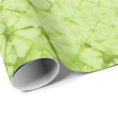 Schachbrett-Wahrsager-Spiegel Chartreuse Geschenkpapier (Rolleneckpunkt)