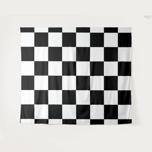 Schachbrett Wandteppich (Vorderseite (Horizontal))