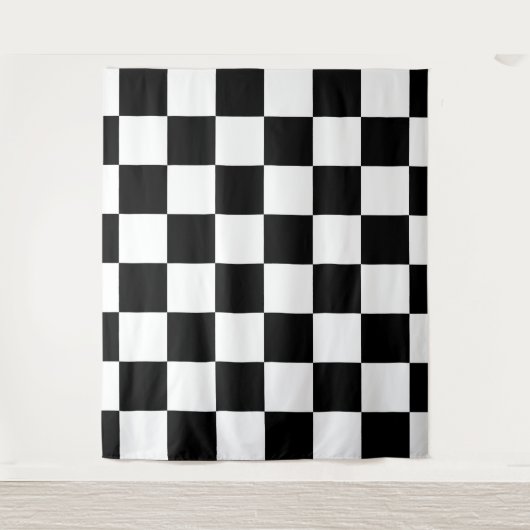 Schachbrett Wandteppich (Vorderseite)