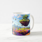 Schachbrett Welt, Kaffeetasse, 325 ml Kaffeetasse (VorderseiteRechts)