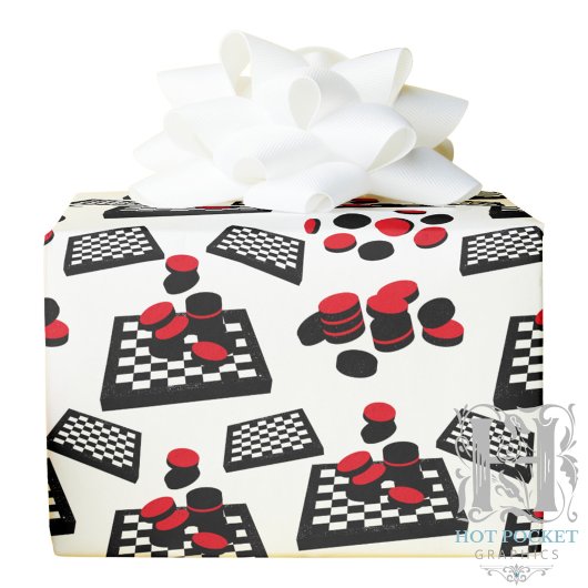 Schachbrett Wrapping Paper Geschenkpapier