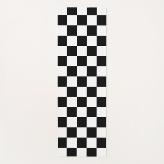 Schachbrett Yogamatte (Vorderseite)