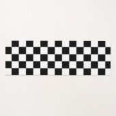 Schachbrett Yogamatte (Vorderseite (Horizontal))