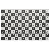 Schachbrettameisen Schwarzes u. Weiß Stoff (Fat Quarter (45,7 x 55,9 cm))