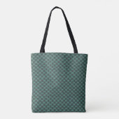 SCHACHBRETTER - AQUAMARIN TASCHE (Rückseite)