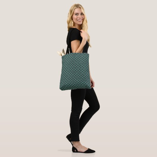 SCHACHBRETTER - AQUAMARIN TASCHE (Am Model)