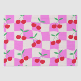 Schachbretter auf rosafarbenen Karton Seidenpapier