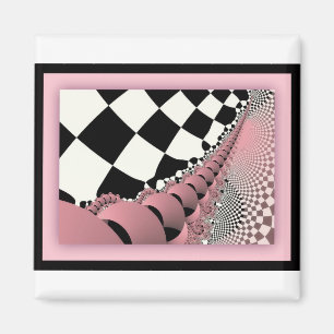 Schachbretter Der Schwanz Mechanische Maus Magnet