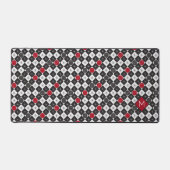 Schachbretter des Atomalters Schreibtischunterlage (Vorderseite)