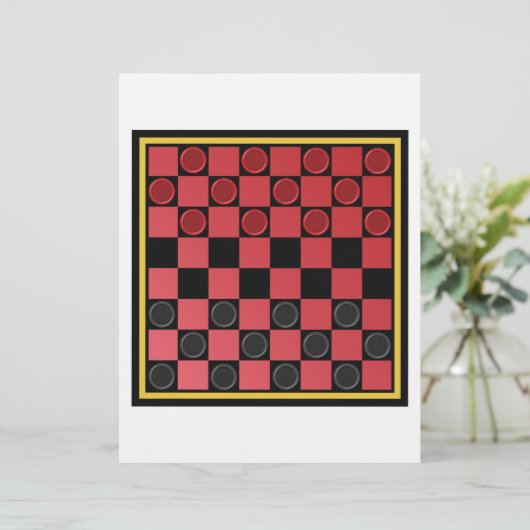 Schachbretter Game (Stehend Vorderseite)