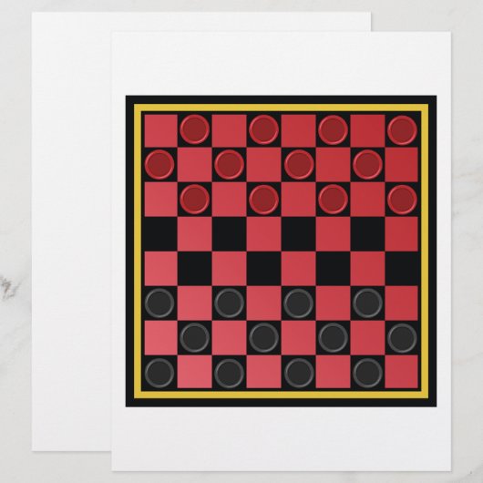 Schachbretter Game (Vorne/Hinten)