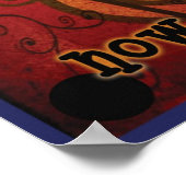 Schachbretter taurus poster (Ecke)