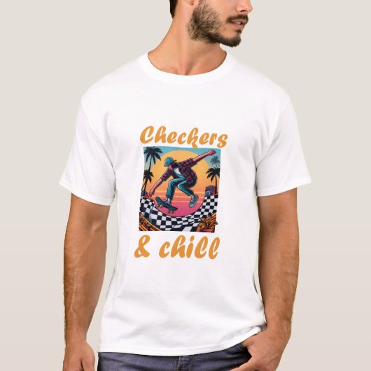 SCHACHBRETTER UND KINDER T-Shirt (Vorderseite)