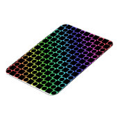 Schachbretter und Kreise, Regenbogen und Schwarz Magnet (Linke Seite)