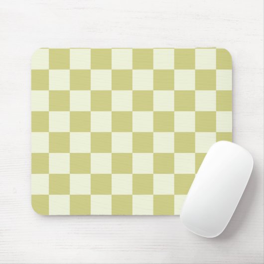 Schachbrettgrün Mousepad (Mit Mouse)