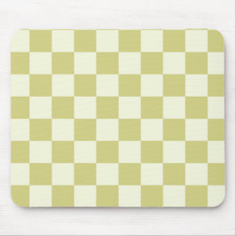 Schachbrettgrün Mousepad