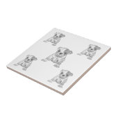 Schachbretthalter Fliese (Seite)