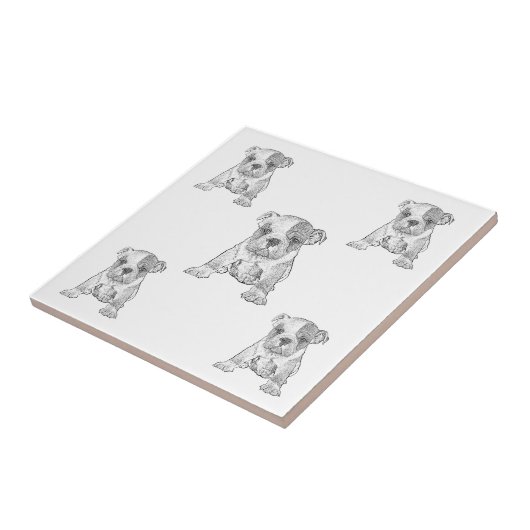 Schachbretthalter Fliese (Seite)