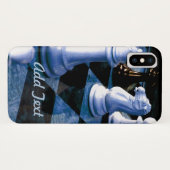 Schachbrettkönig personalisieren Case-Mate iPhone hülle (Rückseite (Horizontal))