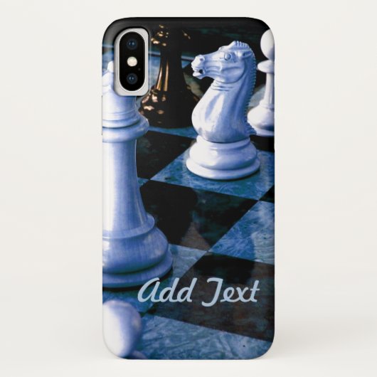 Schachbrettkönig personalisieren Case-Mate iPhone hülle (Rückseite)