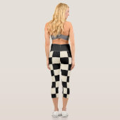 Schachbrettlecapcnm Capri Leggings (Rückseite)
