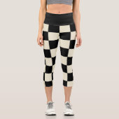 Schachbrettlecapcnm Capri Leggings (Vorderseite)