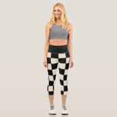 Schachbrettlecapcnm Capri Leggings (Vorderseite)