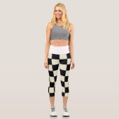 Schachbrettlecapcnm Capri Leggings (Vorderseite)