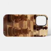 Schachbrettmakro iPhone Hülle (Rückseite (Horizontal))