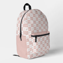 Schachbrettmuster aus Pink und Weiß