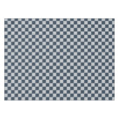 Schachbrettmuster aus schwarzem Eis Tischdecke (Vorderseite (Horizontal))
