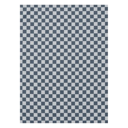 Schachbrettmuster aus schwarzem Eis Tischdecke (Vorderseite)