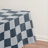 Schachbrettmuster aus schwarzem Eis Tischdecke (Beispiel)