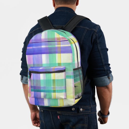 Schachbrettmuster Bedruckter Rucksack (Insitu (Modell))