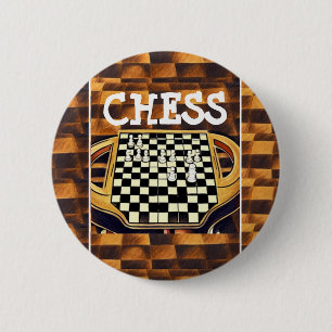 SCHACHBRETTMUSTER BUTTON
