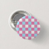 Schachbrettmuster Button (Vorne & Hinten)