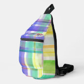 Schachbrettmuster Crossbody Bag (Rechte Ecke)