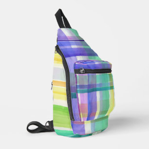 Schachbrettmuster Crossbody Bag