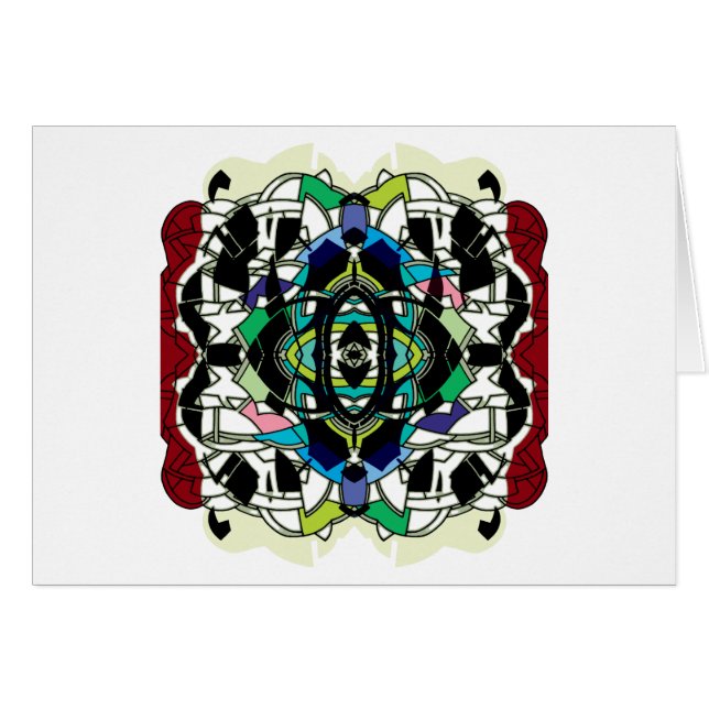 Schachbrettmuster Design (Vorderseite (Horizontal))
