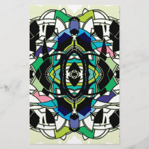 Schachbrettmuster Design Briefpapier