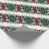Schachbrettmuster Design Geschenkpapier (Ecke)