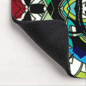 Schachbrettmuster Design Mousepad (Ecke)