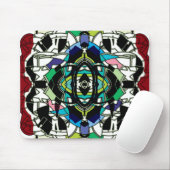 Schachbrettmuster Design Mousepad (Mit Mouse)
