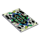 Schachbrettmuster Design Notizblock (Rechte Seite)