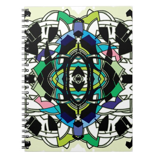 Schachbrettmuster Design Notizblock (Vorderseite)