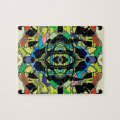 Schachbrettmuster Design Puzzle (Horizontal)
